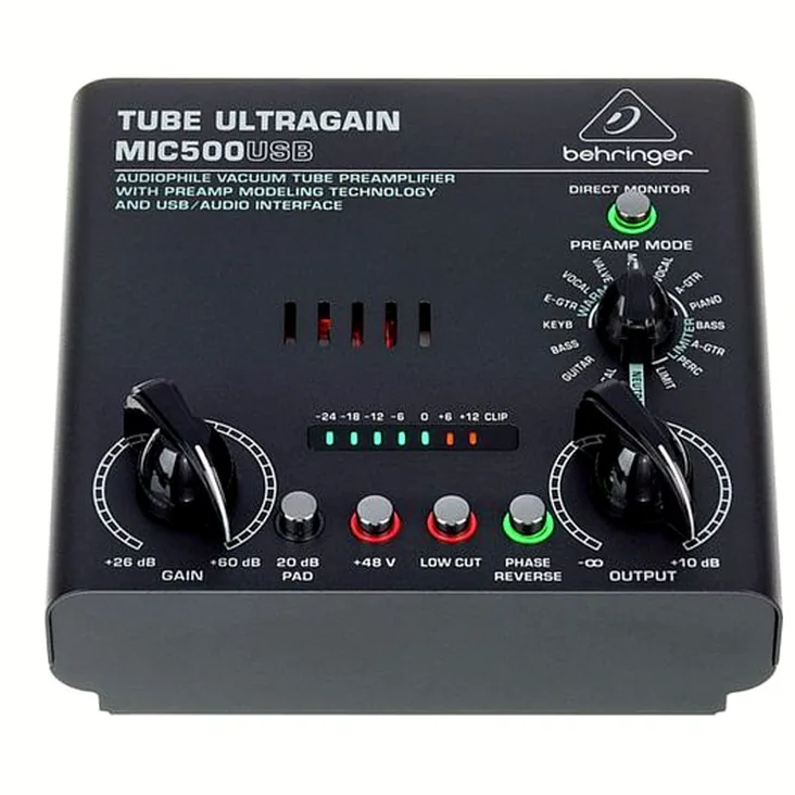 Behringer MIC500USB Tube Ultragain Recenze: Stále stojí za koupi?