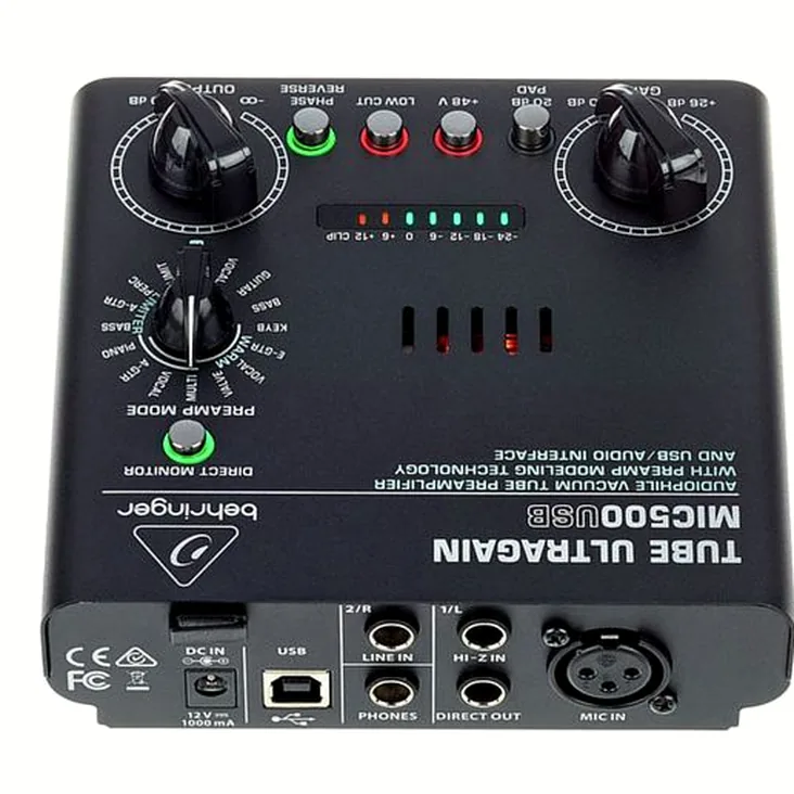 Behringer MIC500USB Tube Ultragain Recenze: Stále stojí za koupi?