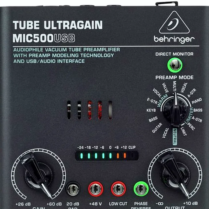 Behringer MIC500USB Tube Ultragain Recenze: Stále stojí za koupi?