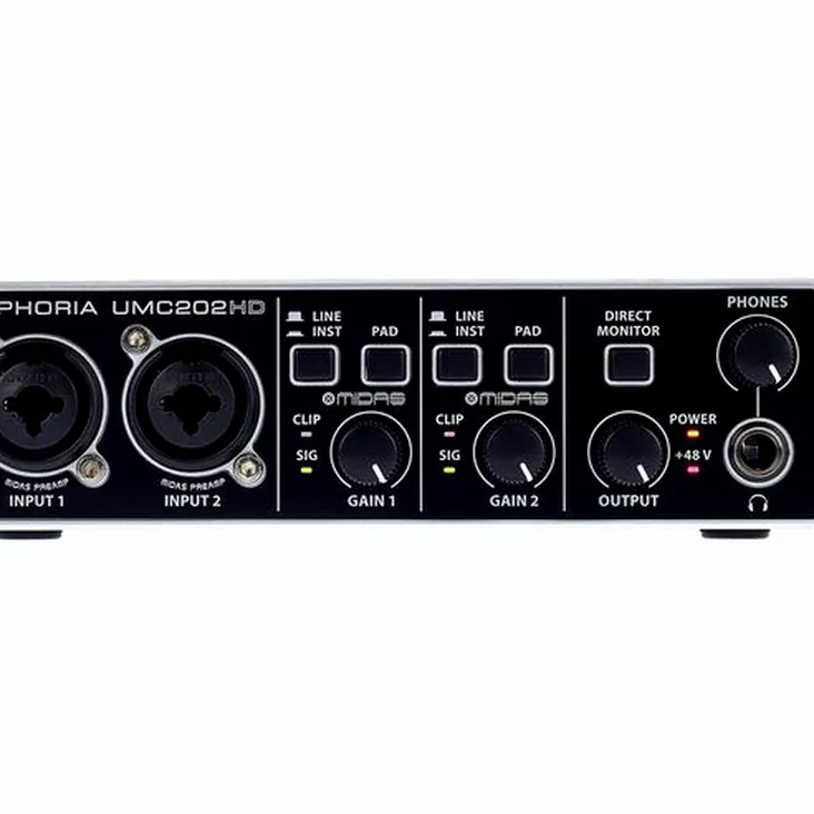 Behringer U-Phoria UMC202HD Recenze: Silné a slabé stránky