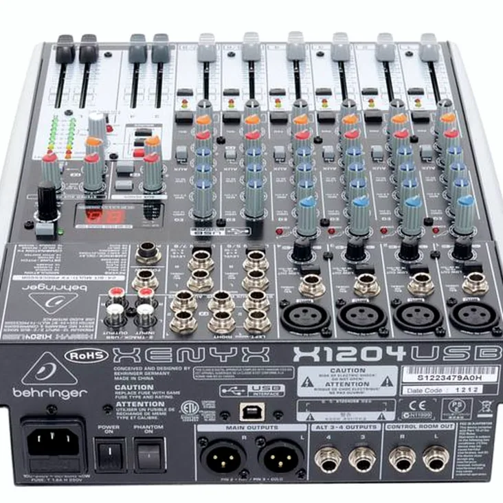 Behringer Xenyx X1204 USB Recenze: Pod drobnohledem