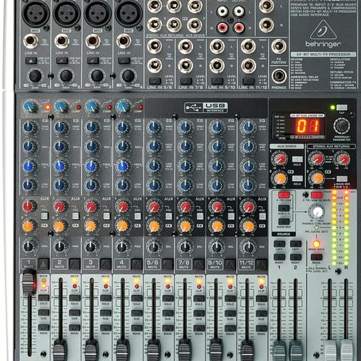 Behringer Xenyx X1622USB Recenze: Specifikace a analýza