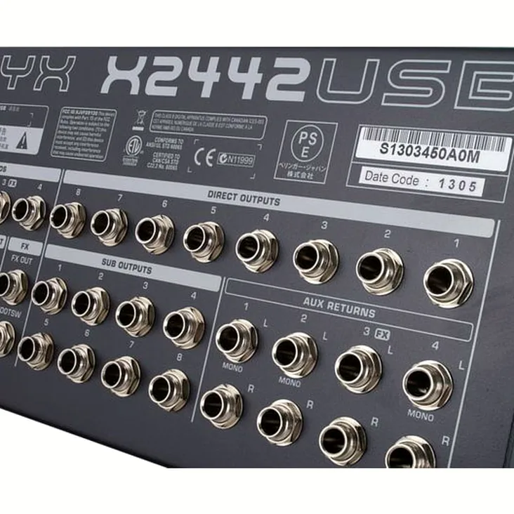 Behringer Xenyx X2442 USB Recenze: Test kvality zvuku