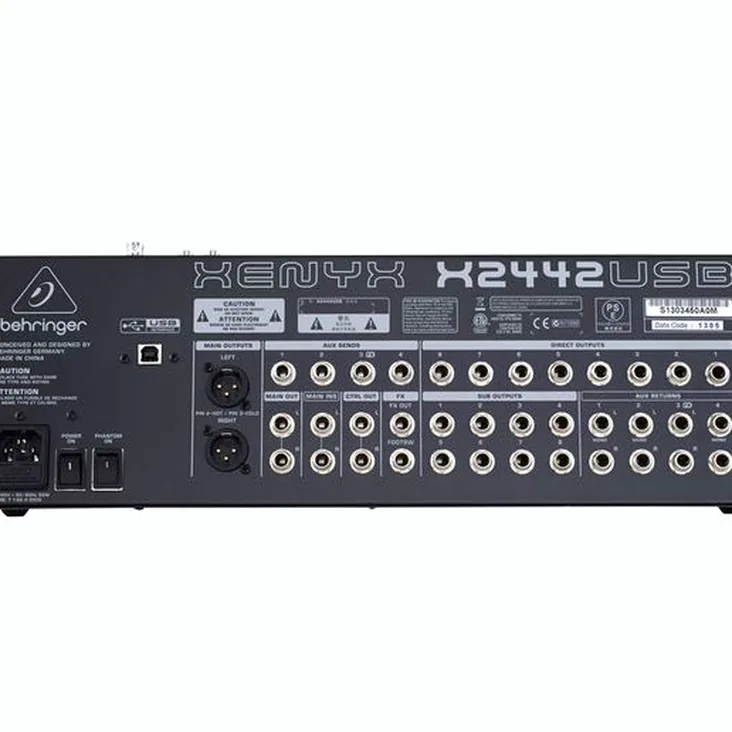 Behringer Xenyx X2442 USB Recenze: Test kvality zvuku