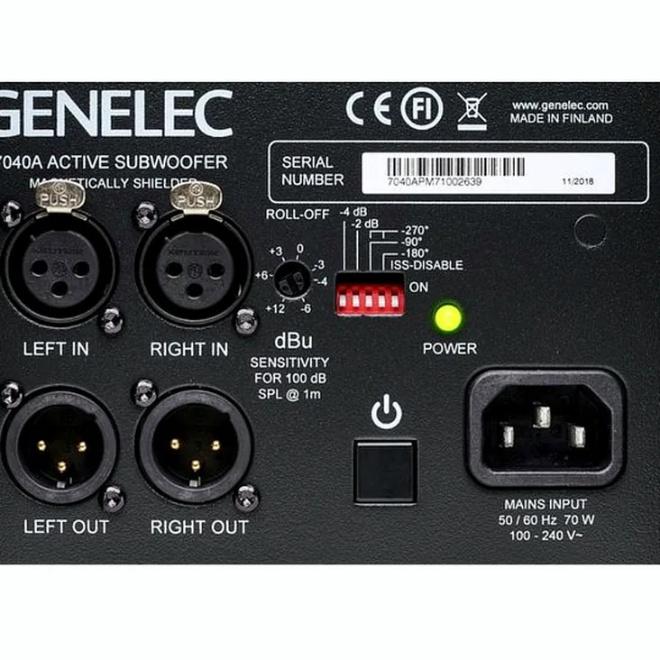 Genelec 7040 APM Recenze: Bližší pohled na komponenty