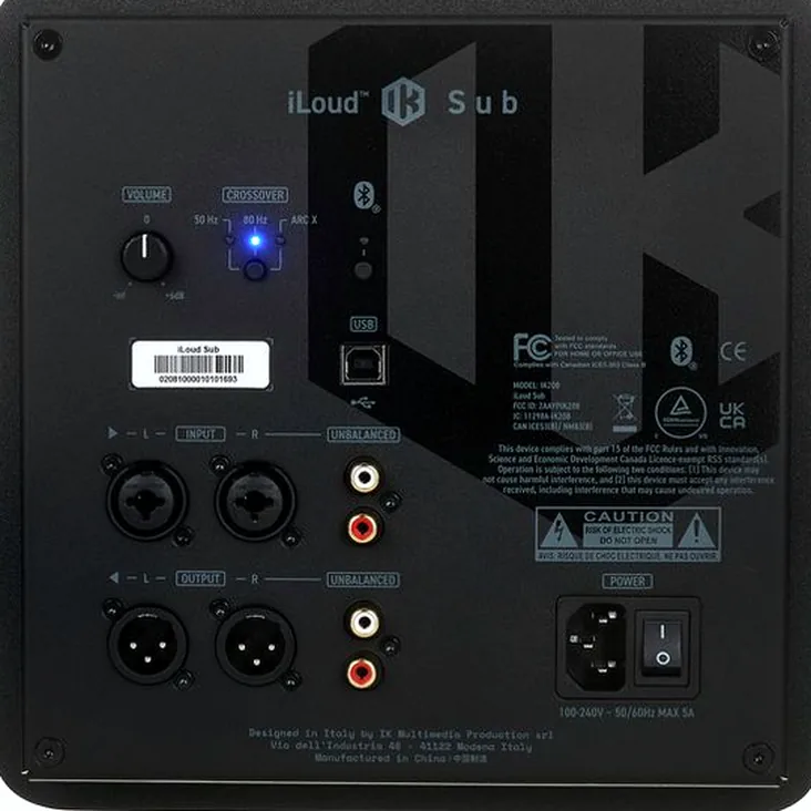 IK Multimedia iLoud Sub Recenze: Úplná technická specifikace