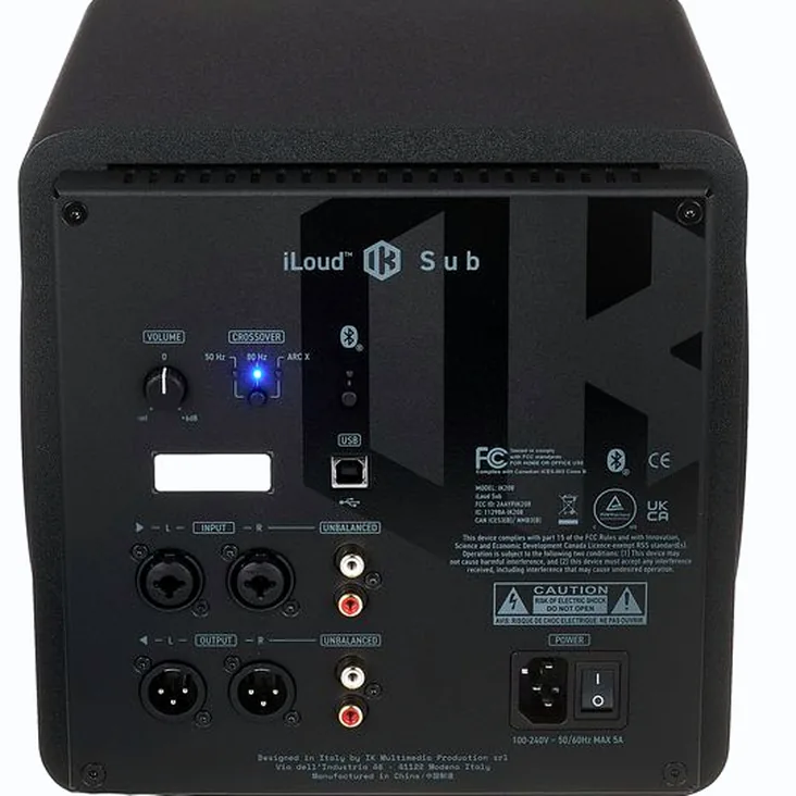 IK Multimedia iLoud Sub Recenze: Úplná technická specifikace