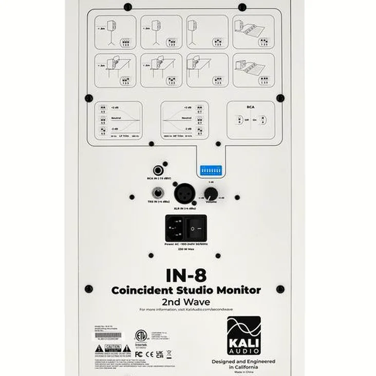 Kali Audio IN-8 White 2nd Wave Recenze: Poslechový test v praxi