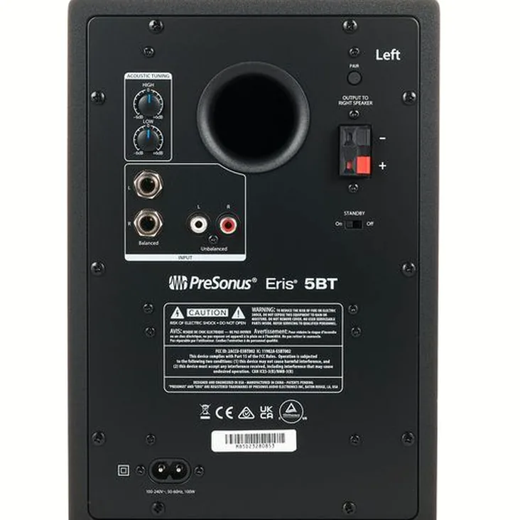 Presonus Eris 5BT 2nd Gen Recenze: Úplná technická specifikace
