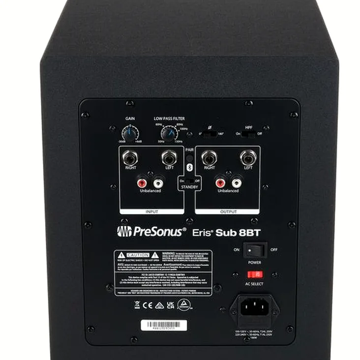 Presonus Eris Sub 8BT Recenze: Bližší pohled na komponenty