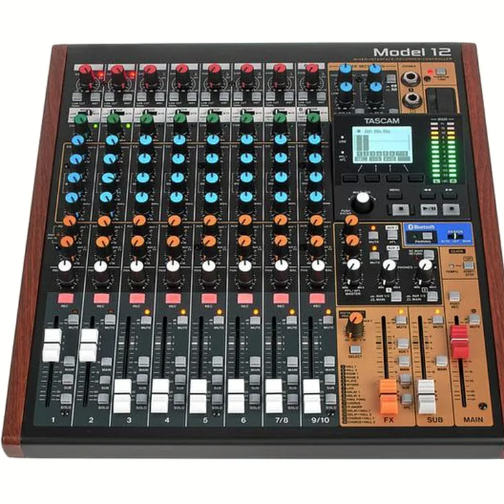 Tascam Model 12 Recenze: Vysvětlení funkcí