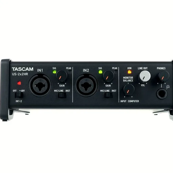 Tascam US-2x2HR Recenze: Hlavní funkce