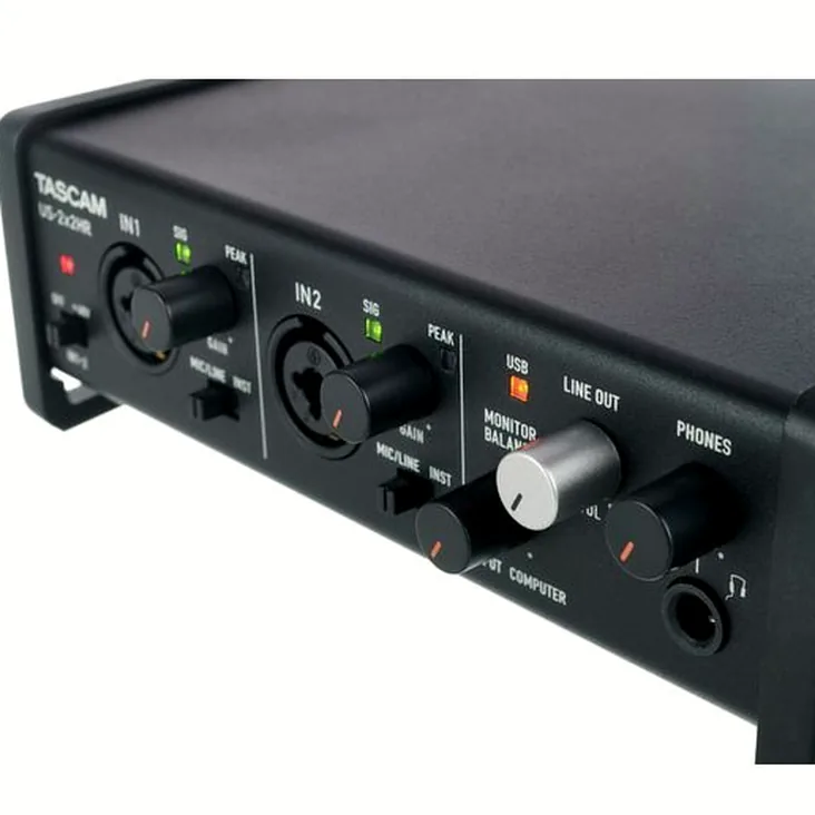 Tascam US-2x2HR Recenze: Hlavní funkce