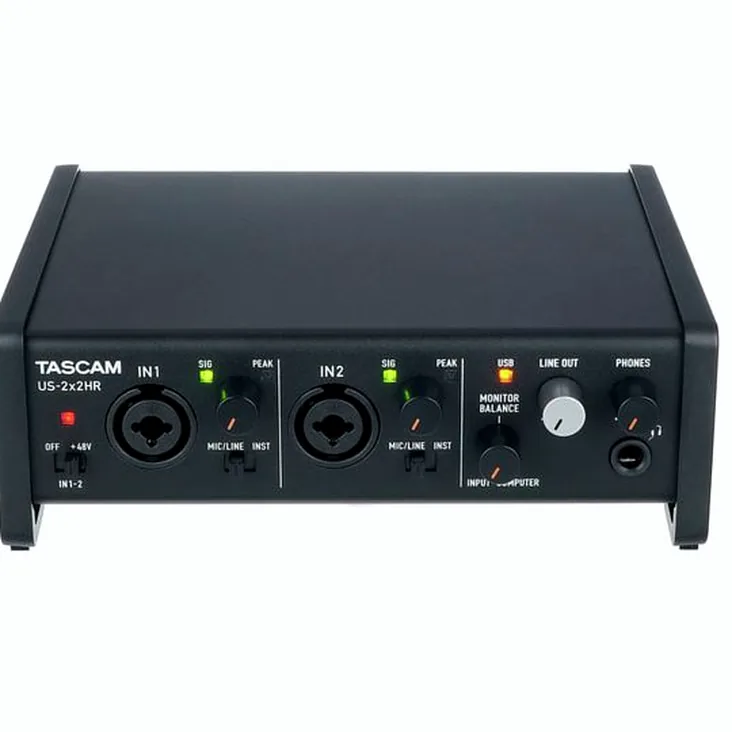 Tascam US-2x2HR Recenze: Hlavní funkce