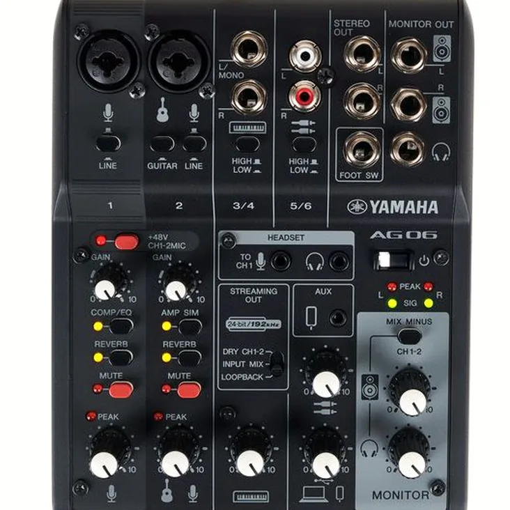 Yamaha AG06 MK2 BK Recenze: Všechny podrobnosti