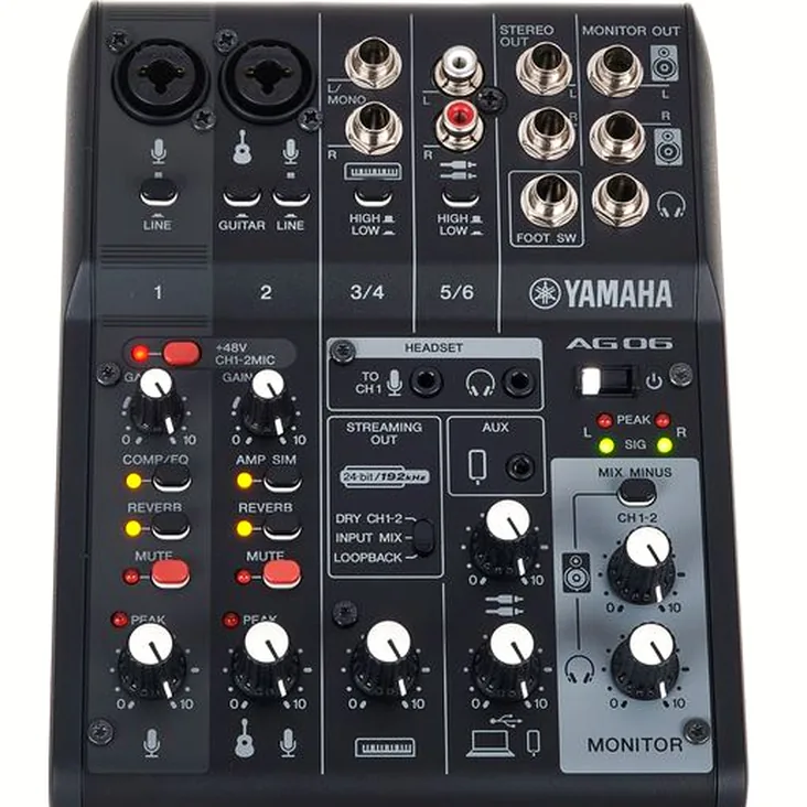 Yamaha AG06 MK2 BK Recenze: Všechny podrobnosti