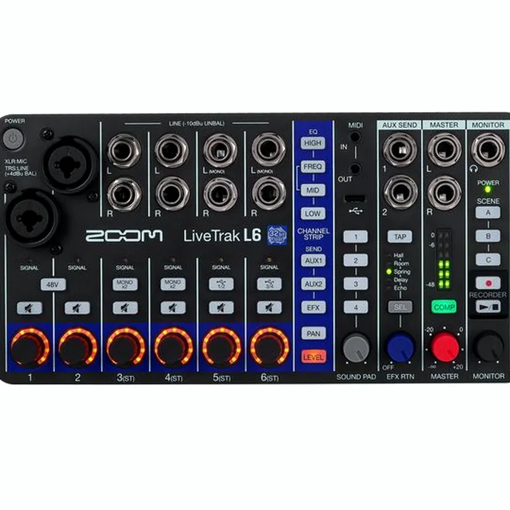 Zoom LiveTrak L-6 Recenze: První dojmy