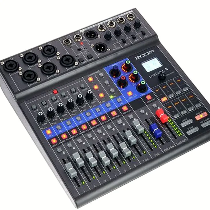 Zoom LiveTrak L-8 Recenze: Technické detaily